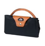 Obrazek Składana torba na zakupy Dielle BS-3-01 czarna 30 L