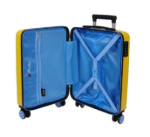 Obrazek Walizka podróżna Dielle 4W S 130-55-37 Żółta 32 L