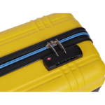 Obrazek Walizka podróżna Dielle 4W S 130-55-37 Żółta 32 L