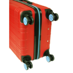 Obrazek Walizka podróżna Dielle 4W S 130-55-02 czerwona 32 L