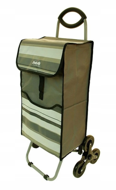 Obrazek Torba na zakupy na kółkach Dielle CARR3N-23 antracyt 41 L