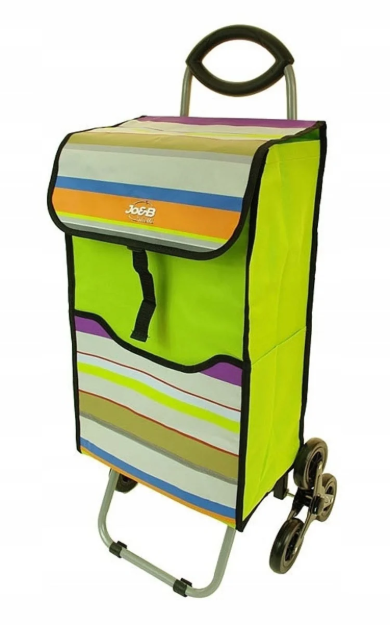 Obrazek Torba na zakupy na kółkach Dielle CARR3N-99 zielona 41 L