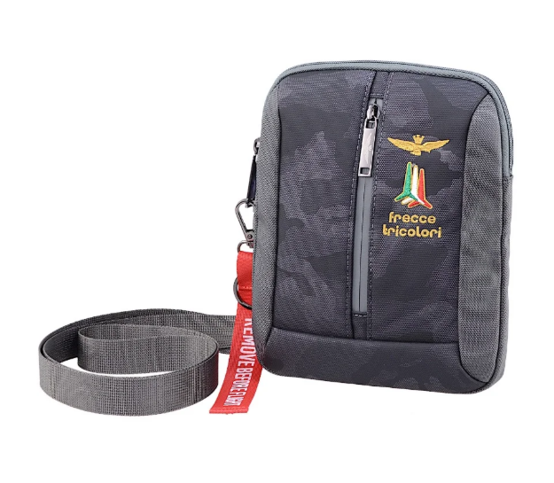 Obrazek Torba krzyżowa Aeronautica Militare Drone S AM-520-23 antracyt 1,5 L