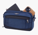 Obrazek Torba Aeronautica Militare Lightning AM-502-01 czarna 1,5 L