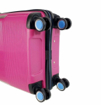 Obrazek Walizka podróżna Dielle 4W S PP 180-55-30 różowa 33 L