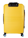 Obrazek Walizka podróżna Dielle 4W S PP 180-55-37 Żółta 33 L