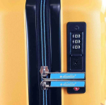 Obrazek Walizka podróżna Dielle 4W S PP 180-55-37 Żółta 33 L