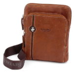 Obrazek Torba skórzana crossbody BHPC Explore S BH-380-75 tytoń 2 L
