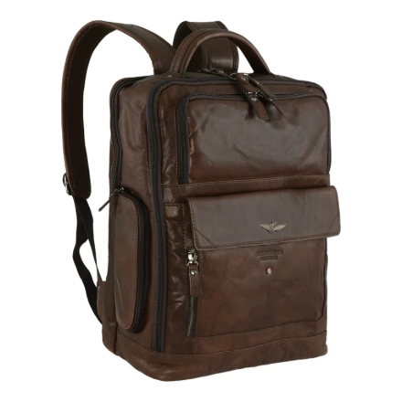Obrazek Plecak Aeronautica Militare Vintage AM-305-25 brązowy 18 L