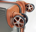 Obrazek Walizka podróżna Dielle L PP STRIPE 190-76-23 antracyt 114 L