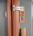 Obrazek Walizka podróżna Dielle L PP STRIPE 190-76-23 antracyt 114 L