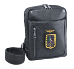 Obrazek Torba krzyżowa Aeronautica Militare Pilot L AM-471-23 antracyt 2,4 L