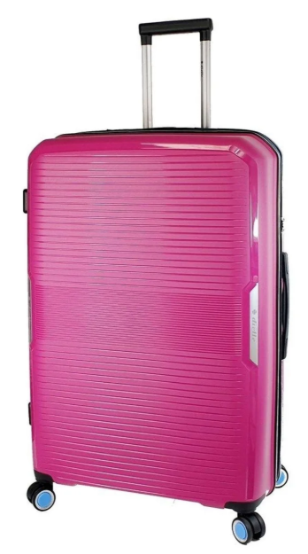 Obrazek Walizka podróżna Dielle 4W L PP 180-70-30 różowa 114 L