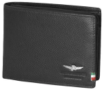 Obrazek Portfel Aeronautica Militare Flag AM-103-01 czarny