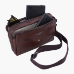 Obrazek Torba krzyżowa Aeronautica Militare Vintage AM-309-01 czarna 1 L