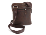 Obrazek Torba skórzana crossbody BHPC Explore L BH-381-25 brązowa 3 L