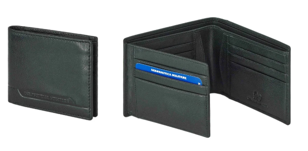 Obrazek Portfel Aeronautica Militare Moon AM-232-01 czarny