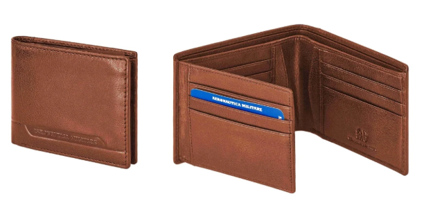 Obrazek Portfel Aeronautica Militare Moon AM-232-65 brązowy