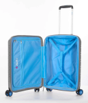 Obrazek Walizka podróżna Dielle 4W S PP 100-55-23 antracyt 38 L