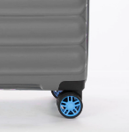 Obrazek Walizka podróżna Dielle 4W S PP 100-55-23 antracyt 38 L