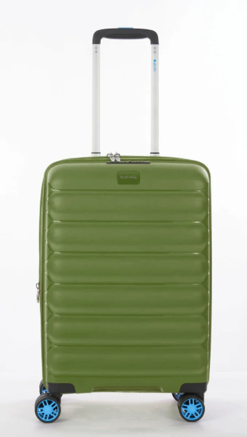Obrazek Walizka podróżna Dielle 4W S PP 100-55-33 zielona 38 L