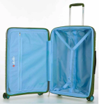 Obrazek Walizka podróżna Dielle 4W M PP 100-66-33 zielona 78 L