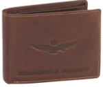 Obrazek Portfel Aeronautica Militare New Eagle AM-242-25 brązowy