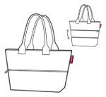 Obrazek Reisenthel Shopper e1 Black 12 L