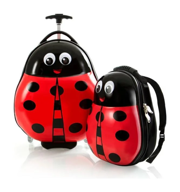 Obrazek Zestaw plecak i walizka Heys Travel Tots Lady Bug Walizka: 19 L / Plecak: 4 L