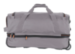 Obrazek Travelite Basics Torba na kółkach S Szary/Zielony 51/64 L