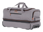 Obrazek Travelite Basics Torba na kółkach S Szary/Zielony 51/64 L