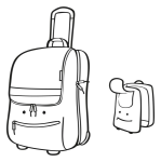 Obrazek Reisenthel Trolley XS Kids Koty i psy miętowy 12 L