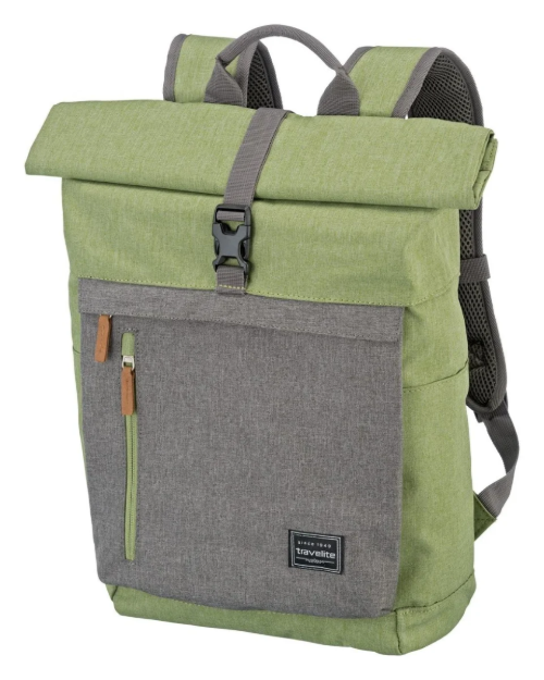 Obrazek Plecak zwijany Travelite Basics Green/Grey 35 L