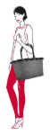 Obrazek Reisenthel Carrybag Twist Silver 22 L