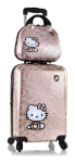 Obrazek Heys Kids Hello Kitty Metallic - zestaw 2 sztuk Walizka: 33,8 l / Kosmetyczka: 3 l