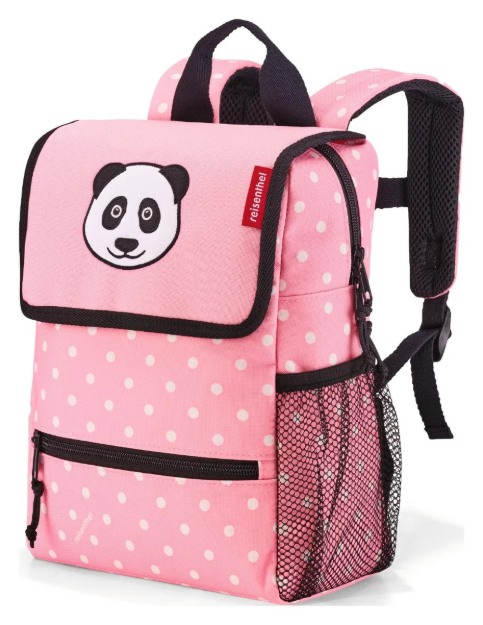 Obrazek Plecak Reisenthel Kids Panda Dots Pink 5 L