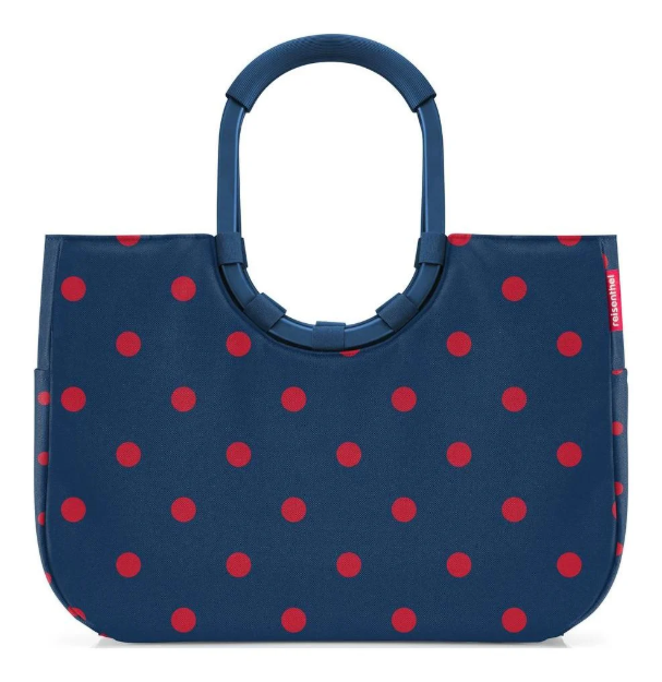 Obrazek Reisenthel Loopshopper L Frame Mixed Dots Red 25 L