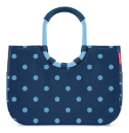 Obrazek Reisenthel Loopshopper L Frame Mixed Dots Blue 25 L