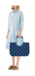 Obrazek Reisenthel Loopshopper L Frame Mixed Dots Blue 25 L