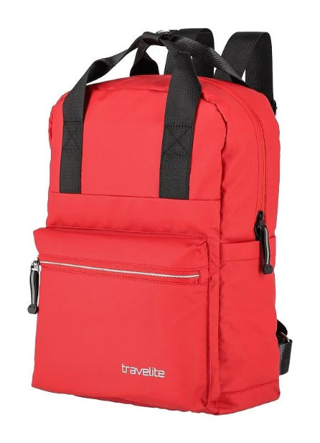 Obrazek Travelite Basics Canvas Backpack Red 11 L