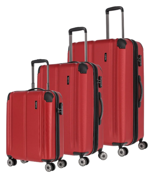 Obrazek Travelite City 4w S,M,L Red S: 40 l / M: 78/86 L: 113/124