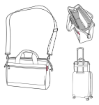 Obrazek Reisenthel Allrounder S Pocket Paisley Black 11 L