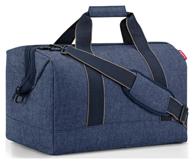 Obrazek Reisenthel Allrounder L Herringbone Dark Blue 30 L