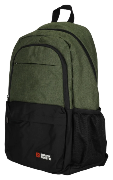 Obrazek Enrico Benetti Hamburg Notebook Backpack 23 L Olive 23 L