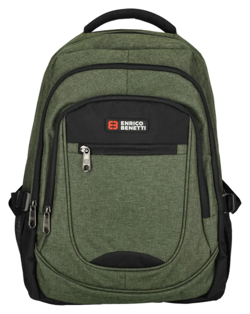 Obrazek Enrico Benetti Hamburg Notebook Backpack 35,5 L Olive
