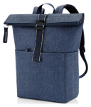 Obrazek Reisenthel Rolltop Backpack Herringbone Dark Blue 22 L