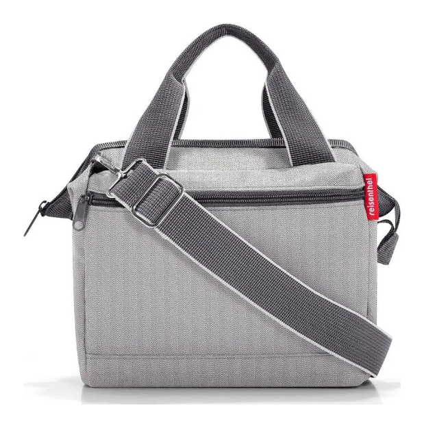 Obrazek Reisenthel Allrounder Cross Herringbone Grey 4 L