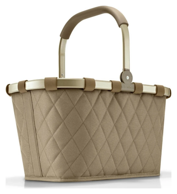 Obrazek Reisenthel Carrybag Frame Rhombus Olive 22 L