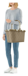 Obrazek Reisenthel Carrybag Frame Rhombus Olive 22 L