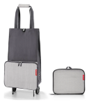 Obrazek Reisenthel Foldabletrolley Herringbone Grey 30 L